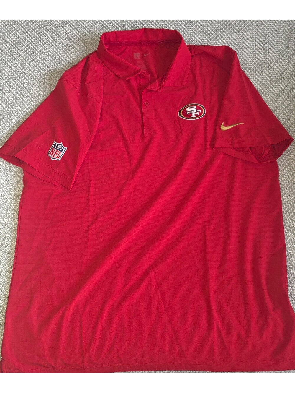 Men's red NFL San Francisco 49ers Nike Polo size XL